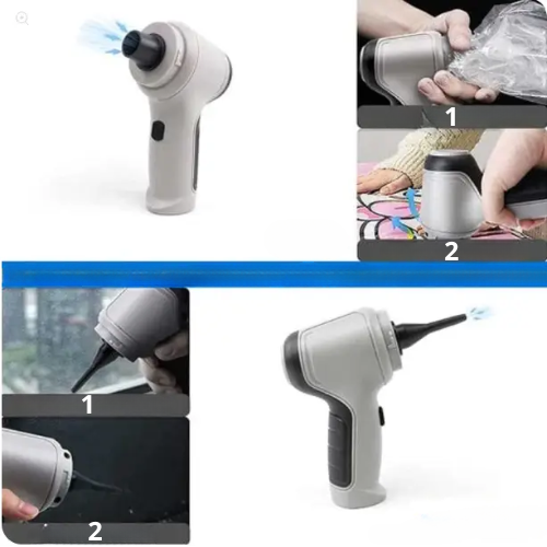 Aspiradora Portátil Sin Cable Coche – Potente, Ligera y Recargable por USB