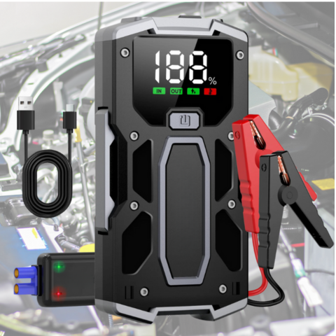 Booster Batérie 3000A – Okamžité Štartovanie a Nabíjanie Mobilu