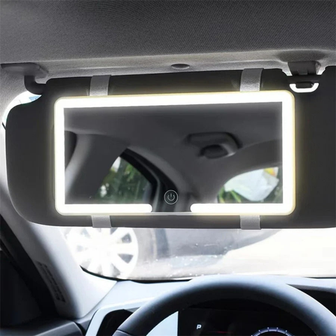 Miroir De Maquillage LED – Retouches Parfaites En Voiture
