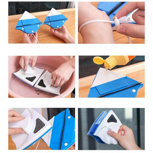 Magnettinen ikkunoiden puhdistaja autolle