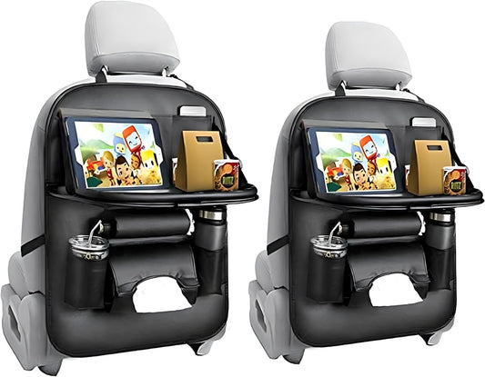 Organizátor zadního sedadla automobilu s skládacím stolem — snadná instalace a odolný