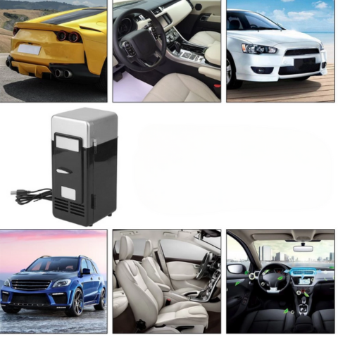 Mini Réfrigérateur USB 5V 10W — Idéal Pour Bureau Et Voiture