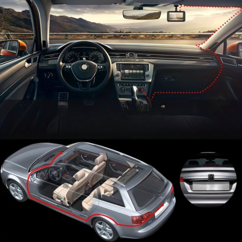 Kompaktní palubní kamera — Jasné a spolehlivé záznamy