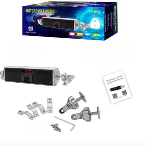 Altavoz Moto Con Soporte De Manillar — Ideal Para Tus Trayectos Con Música