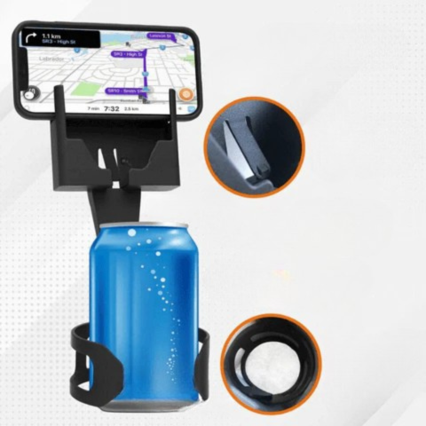 Multifunctionele Telefoonsteun 2-in-1 — Compatibel met Alle Smartphones