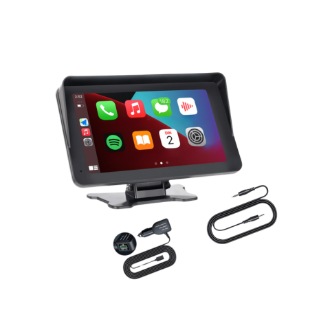 Multimedialny ekran samochodowy — CarPlay i Android Auto bezprzewodowo