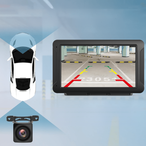 Multimedia multifunksjonssystem for bil — GPS, musikk og ryggekamera