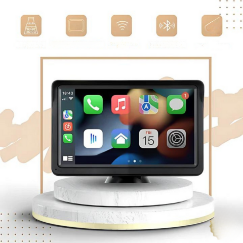 Sistema multimedia para coche - Pantalla HD y CarPlay inalámbrico