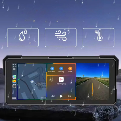 Sistema Multimediale Moto — GPS, Musica & Controllo Intelligente