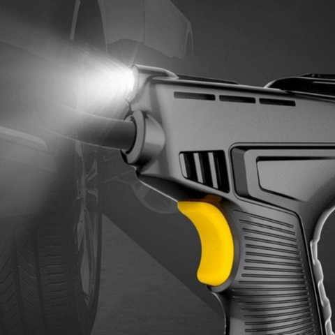 Compresor de aer portabil — Pompa inteligentă cu ecran LCD