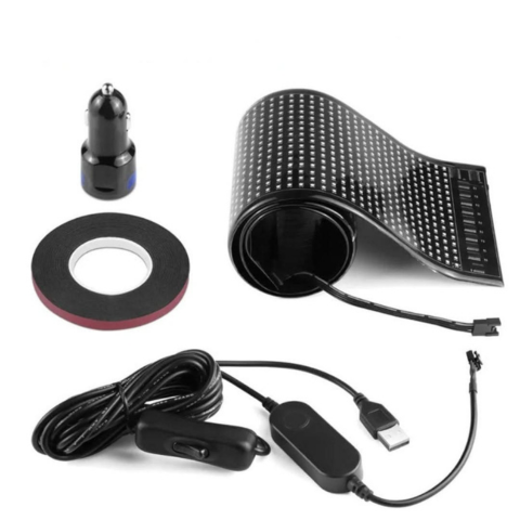 LED-Bildschirm für das Auto – Personalisierte Nachrichten und Emojis