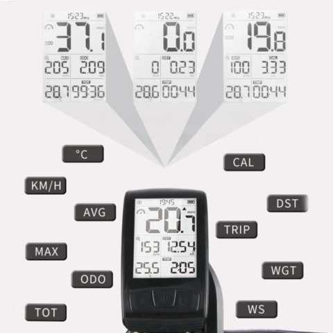 Sykkelmulti-funksjonsmåler – Enkel installasjon