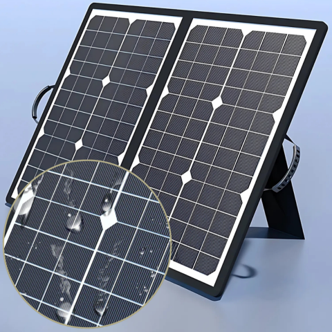 ポータブルソーラーキット — 旅行とキャンプでの自立