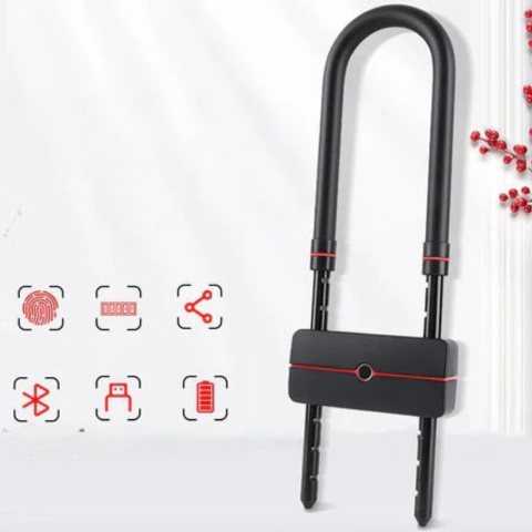 Zámek na kolo s Bluetooth a otiskem prstu