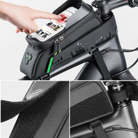 Wasserdichte Fahrradtasche – Handyhalterung und praktische Aufbewahrung 