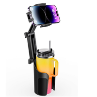 Autós telefon támogatás – Rögzítés a pohártartóban 