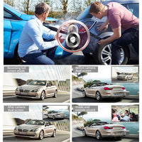 كاميرا لوحة القيادة 3 قنوات Full HD 1080p مع شاشة — رؤية أمامية، خلفية وداخلية 