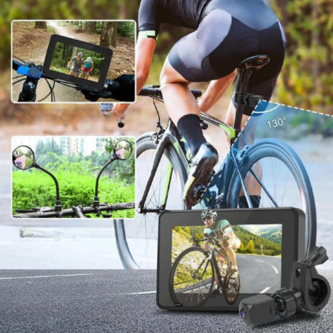 Rétroviseur Numérique Pour Vélo — Sécurité Renforcée En Circulation