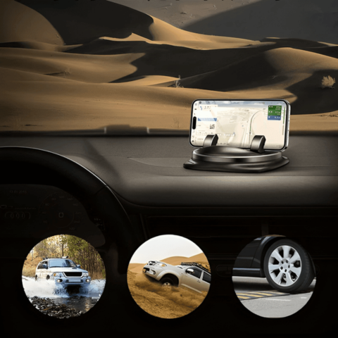 Support Telefono Auto — Regolabile e Stabilità Rinforzata 
