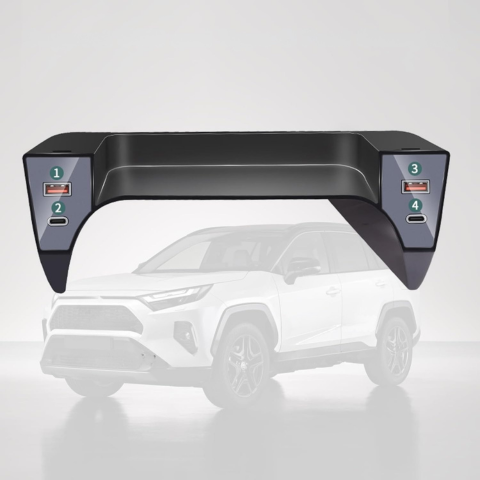 USB-Autohub — Schnelles Laden und diskrete Installation 