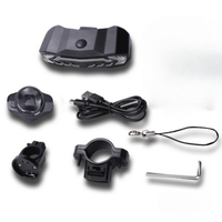 Luz trasera multifunción para bicicleta - intermitente, freno y alarma