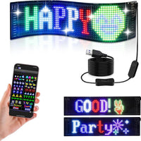 Programmabel LED-skilt til bil — Moderne kommunikation og stil 