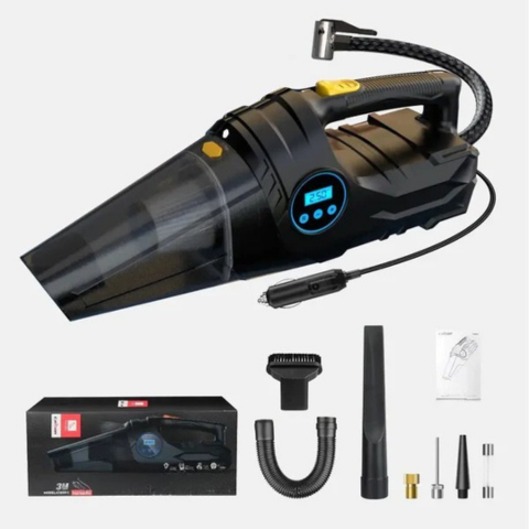 Aspirator de Mașină Multifuncțional — Curățare și Umflare Instantanee 