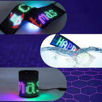 Programmabel LED-skilt til bil — Moderne kommunikation og stil 