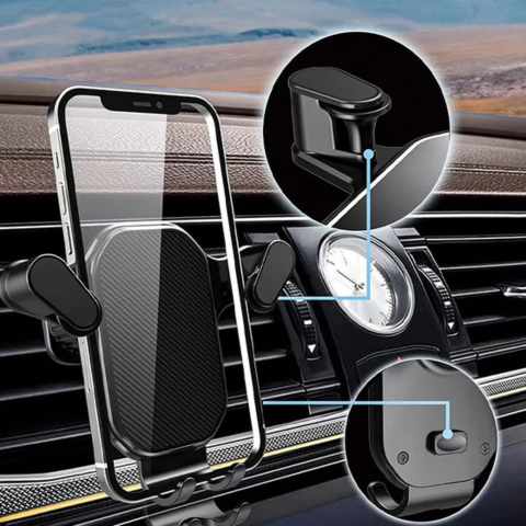 Support Téléphone Voiture — Compatible Avec Tous Smartphones