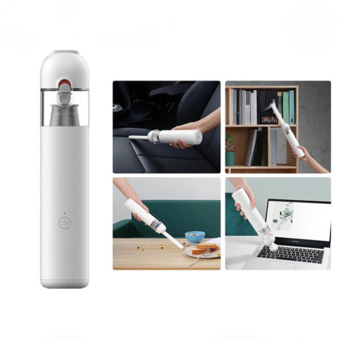 Trådløs Bærbar Støvsuger — Effektiv Rengjøring & Kompakt Design 