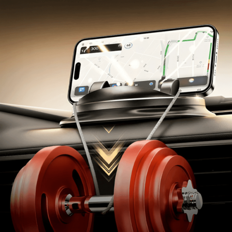 Support Telefono Auto — Regolabile e Stabilità Rinforzata 