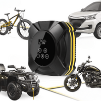 Portable Air Compressor – Ideal For Car, Motorcycle And Bicycle 