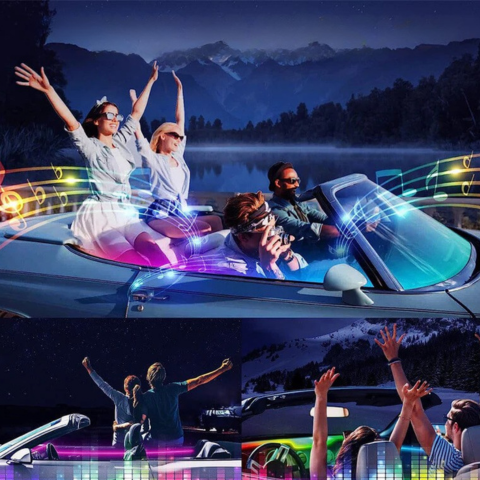 Sada LED osvětlení interiéru auta — Vytvořte ideální atmosféru 