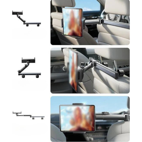 Tablet Support for Headrest — Comfortable Travel and Hands-Free at the Back 