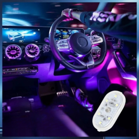 Draadloze LED-verlichting Auto – Sfeerverlichting en gemakkelijk te installeren 