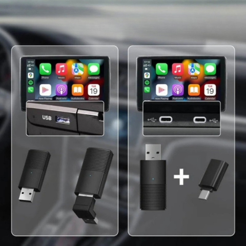 محول CarPlay اللاسلكي - الاتصال التلقائي لأنظمة OEM 