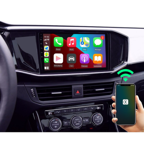 Bezdrátový adaptér CarPlay a Android Auto — Navigace, hudba a svobodné volání 