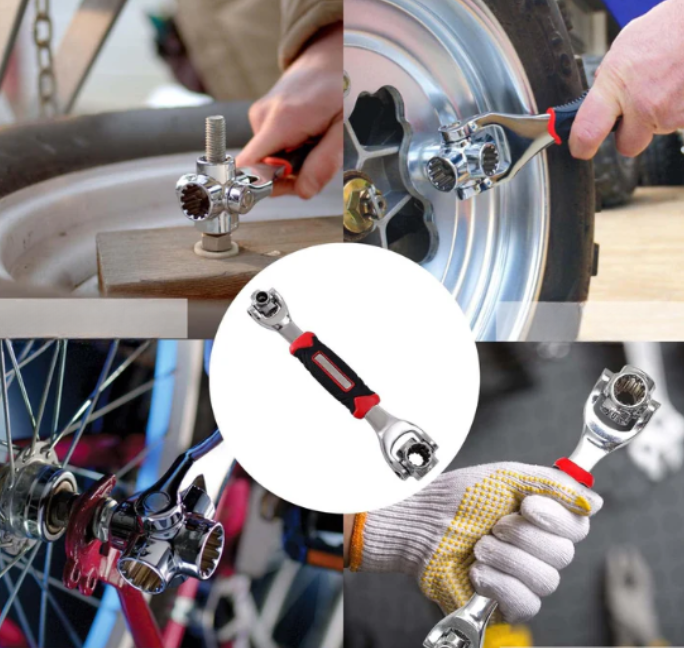Dynamometrisk Nyckel Med Dubbel Huvud – Precisionsinställning Och Ergonomiskt Grepp 