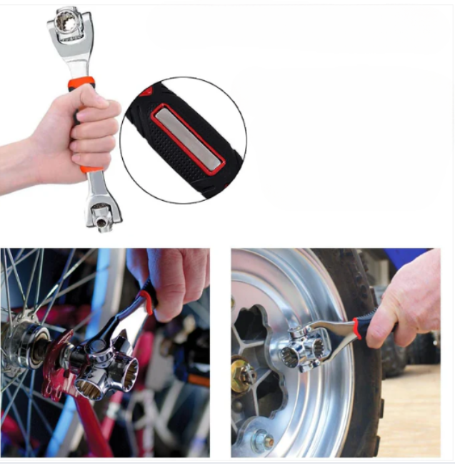 Dynamometrisk Nyckel Med Dubbel Huvud – Precisionsinställning Och Ergonomiskt Grepp 