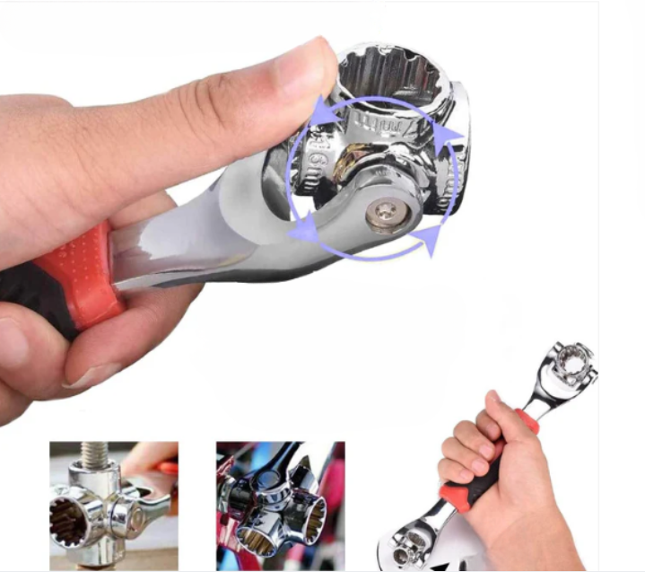 Dynamometrisk Nyckel Med Dubbel Huvud – Precisionsinställning Och Ergonomiskt Grepp 
