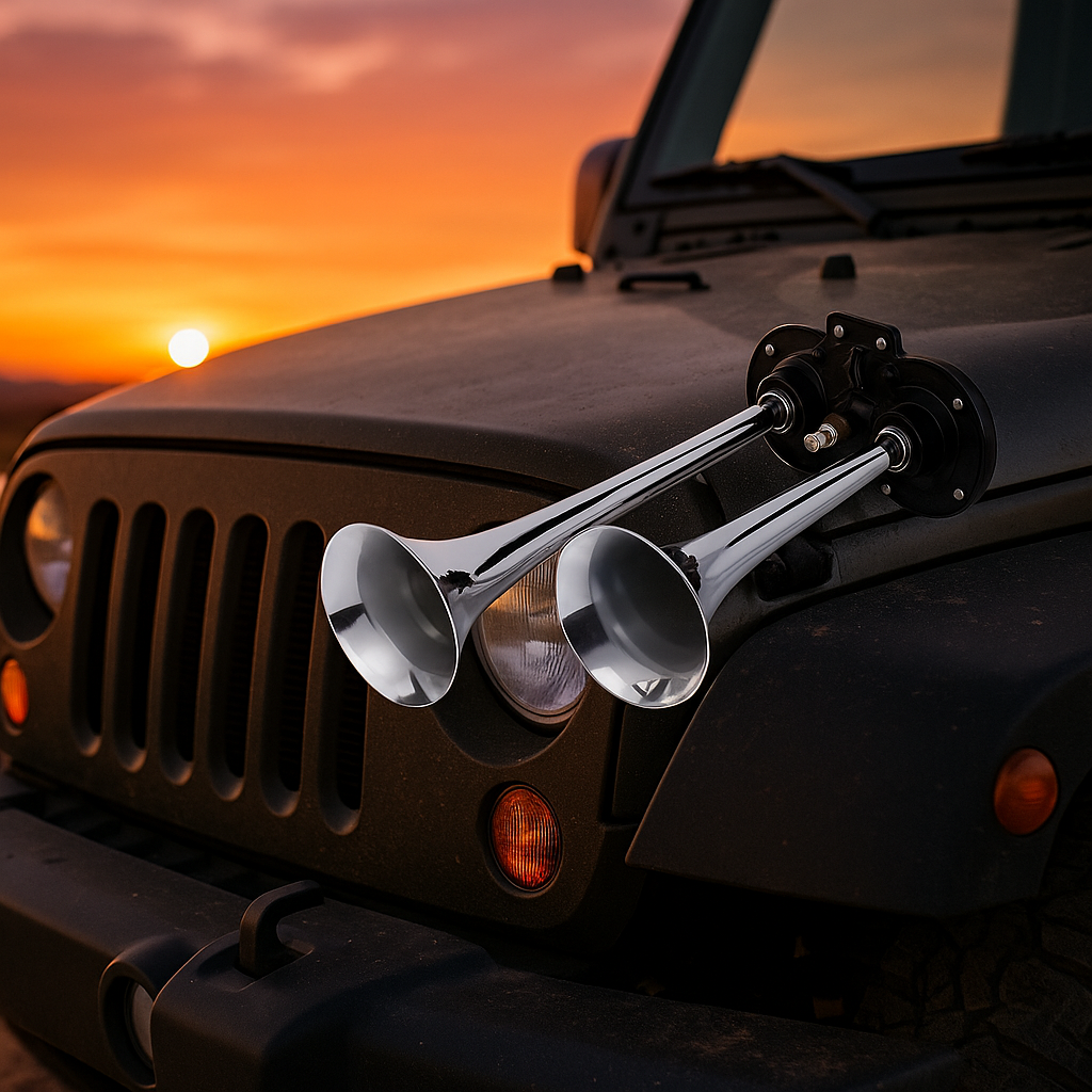 Universal Horn — Ideal För Bil, Motorcykel Och Lastbil 