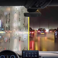 撥水性フロントガラスコーティング – 安全運転 