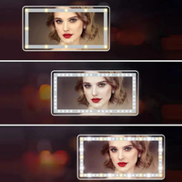 Zrcátko do auta - kompaktní design a nastavitelné světlo