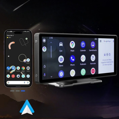 Trådlös pekskärm för bilar - smart kontroll och snygg design