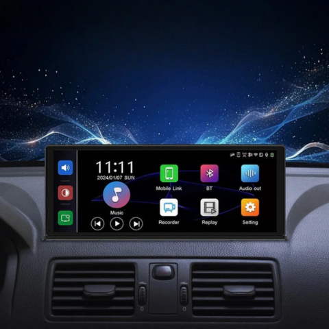 Ecran tactil de 11,3" cu cameră de bord 4K și cameră de vedere din spate 1080p - Imagine ultra clară și deplasare lină