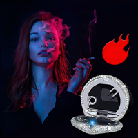 Brilantní mini popelník do auta - elegantní design a kouřotěsný uzávěr