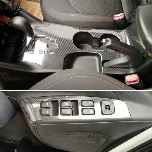 Αυτοκόλλητα από Ίνες Ανθρακα για Hyundai ix35 (2010-2017) — Στυλ Σπορ και Προστασία 