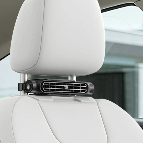 Auto-Sitzventilator – Befestigung am Kopfstütze 