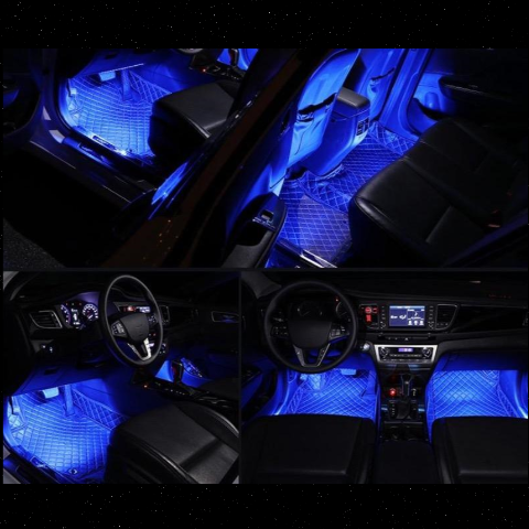 مصباح أجواء LED للسيارة – تصميم داخلي أنيق 