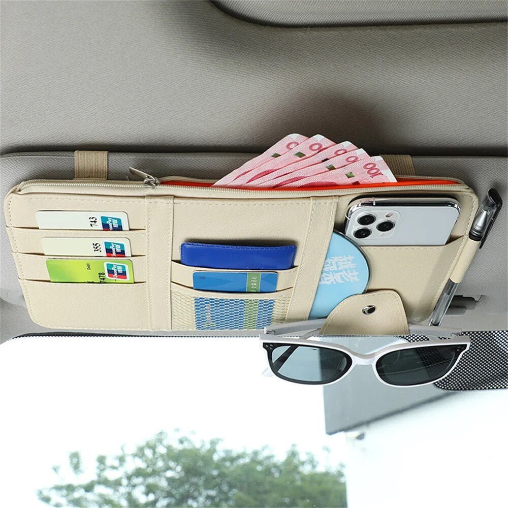 Car Organizer for Sun Visor — Keep Your Accessories Within Reach 